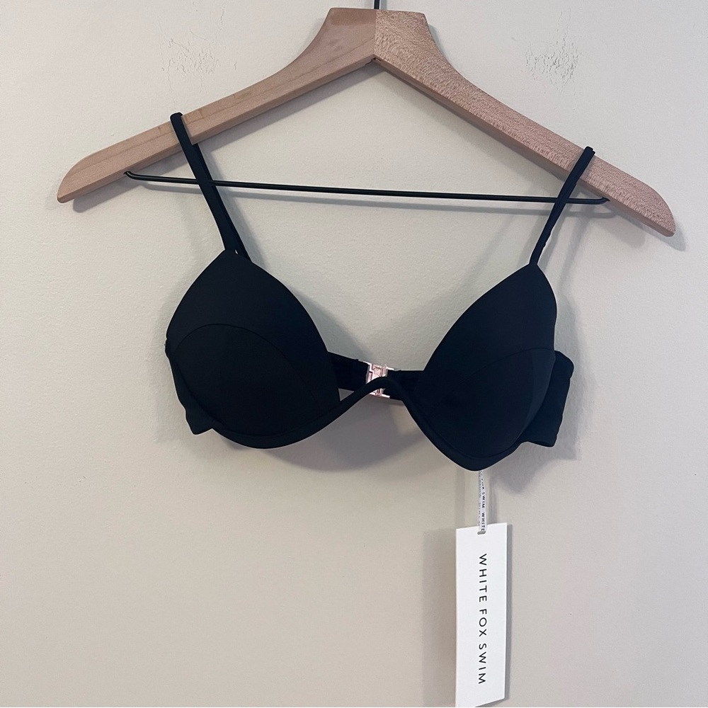 White Fox Boutique Black Bikini Top